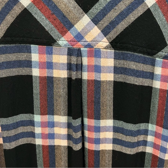 Rails Hunter Button Down Shirt Small black melon aqua - Picture 9 of 16